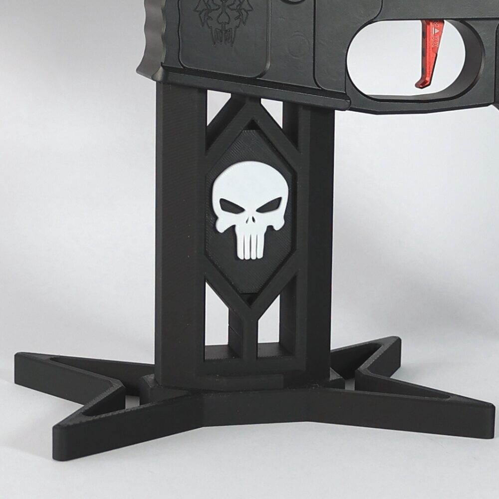 Airsoft M4 - AR15 - M16 - Scar L Waffenständer mit Totenkopf